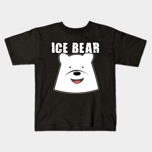 Retro Ice Bear Comic Kids T-Shirt